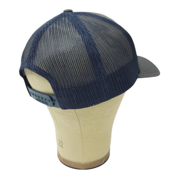 Fallapalooza Patch Mesh Snapback Cap Trucker Baseball Hat Richardson Gray Blue - Picture 13 of 13